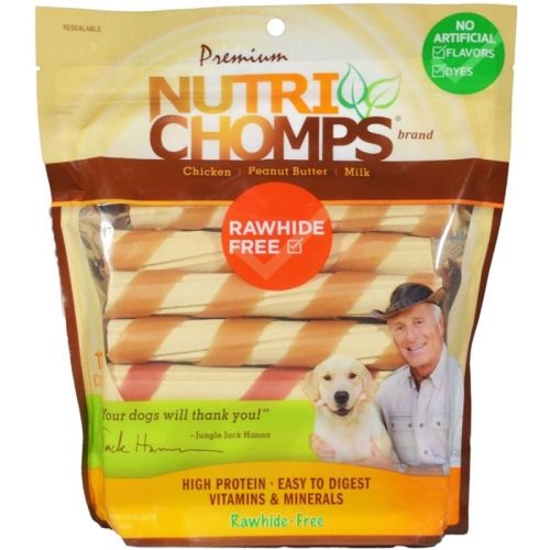 Nutri Chomps Wrapped Twist Dog Treat Assorted Flavors - 12 count Nutri Chomps Wrapped Twist Dog Treat Assorted Flavors - 12 count
